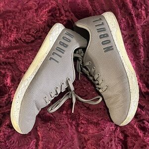 NOBULL Grey Weightlifting Athletic Gym Shoes W9 M7.5